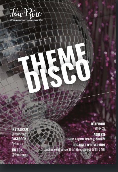 Catalogue Fou Rire - thème Disco